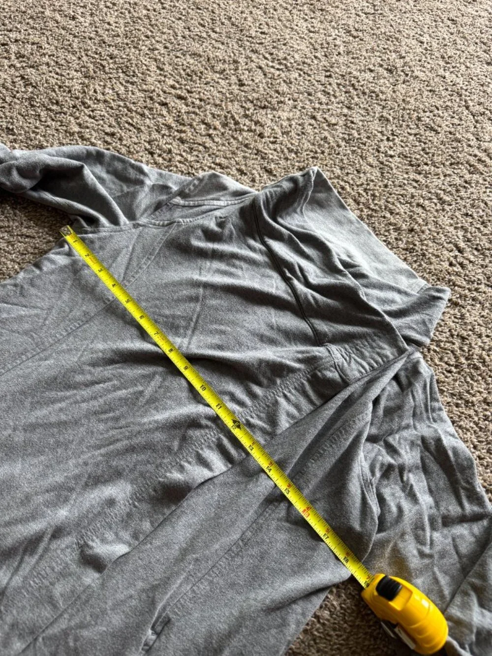 Lululemon Coast Wrap Jacket Heathered Gray Size 8